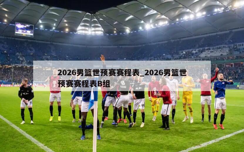 2026男篮世预赛赛程表_2026男篮世预赛赛程表B组