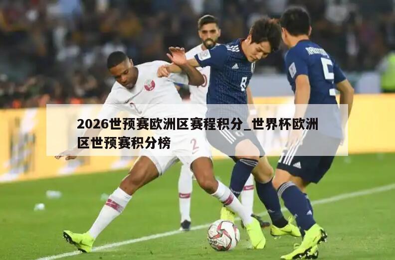 2026世预赛欧洲区赛程积分_世界杯欧洲区世预赛积分榜