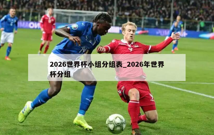 2026世界杯小组分组表_2026年世界杯分组