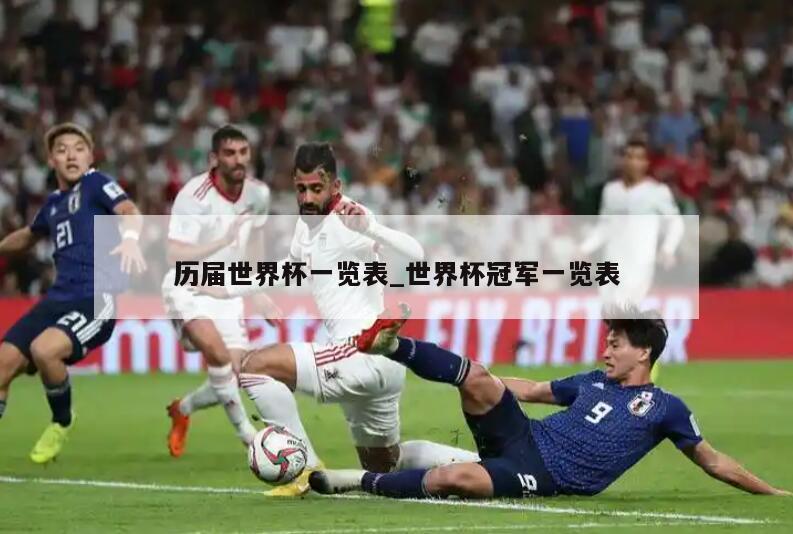 历届世界杯一览表_世界杯冠军一览表